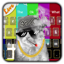 3D Swag Live Smoking Cat Keyboard Theme APK