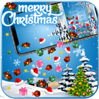 Frohe Weihnachten-Schwerkraft-Tastatur Zeichen