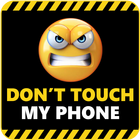 Ne touchez pas le clavier de mon téléphone icône
