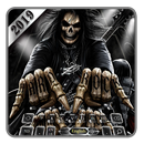 APK 3D Death Rock Skull Gravity Keyboard Theme