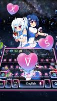 Cute Loli live keyboard ภาพหน้าจอ 1