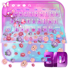 3D Pastel Flowers Gravity Keyboard Theme🌸 icon