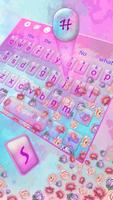 3D Pastel Flowers Gravity Keyboard Theme🌸 poster