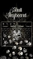 Live Devil Death Skull Keyboard plakat
