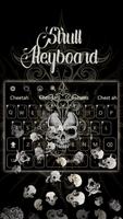 Live Devil Death Skull Keyboard Affiche