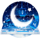 Crescent Moon Light Gravity Keyboard أيقونة