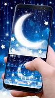 پوستر Crescent Moon Light Gravity Keyboard