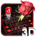 3D Live Red Rose Keyboard Theme🌹 APK