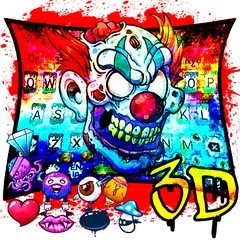 Graffiti Joker Keyboard Theme🃏 APK Herunterladen