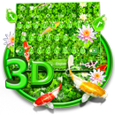 3D Cute Live Koi Fish Keyboard Theme 🐟 APK