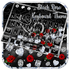 Fantastic Rose Diamond Black Gravity Keyboard 图标
