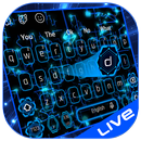 Live Basic Blue Abstract Keyboard Theme APK