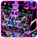 Glitter Shiny Pink Unicorn Keyboard Theme 🦄 APK