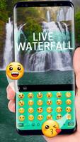 3D Live Natural Waterfall Keyboard Theme capture d'écran 2