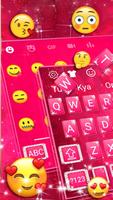 Pink Sparkling Diamond Keyboard Theme 💎 screenshot 1