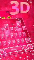 Pink Sparkling Diamond Keyboard Theme 💎 screenshot 2