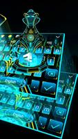 3D Iron Man Keyboard Theme 🤖 capture d'écran 1