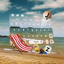 Live Summer Beach Keyboard Theme-APK