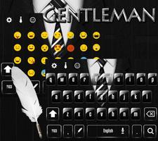 Cool black keyboard theme syot layar 1