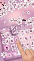 Cherry Blossom Keyboard Theme โปสเตอร์