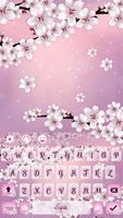 Cherry Blossom Keyboard Theme ภาพหน้าจอ 1