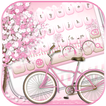 Sakura Pink Bicycle Keyboard Theme