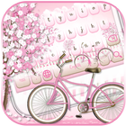 Sakura Bicycle Keyboard Theme иконка