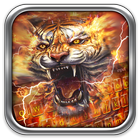 Hỏa hoạn con hổ Bàn phím biểu tượng