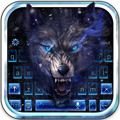 Lobo de gelo Teclado Tema