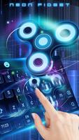 Fidget spinner 3D neon keyboard ảnh chụp màn hình 1