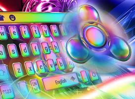 Fidget spinner Titanium alloy color keyboard screenshot 3