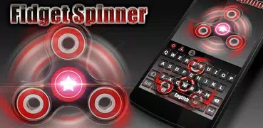 Fidget Spinner Captain Red Keyboard Theme