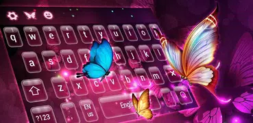 Glow butterfly keyboard