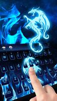 Blue Fire Dragon  Keyboard Ekran Görüntüsü 2