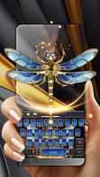 Technologie Dragonfly Gold Diamond Keyboard capture d'écran 1