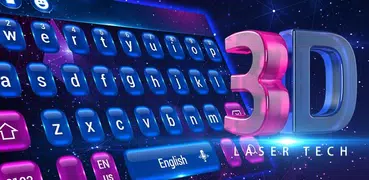 3D Laser tech keyboard