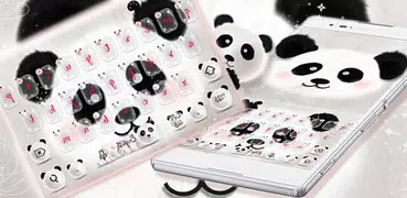 Cute Panda Keyboard Theme