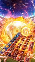 Triumph Gold Football Keyboard Theme ภาพหน้าจอ 1