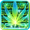 Neon Smoking Weed Keyboard Theme APK