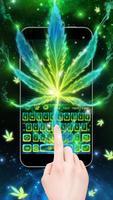 برنامه‌نما Neon Smoking Weed Keyboard Theme عکس از صفحه