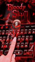 الأحمر الدامي الجمجمة لوحة المفاتيح موضوع تصوير الشاشة 2