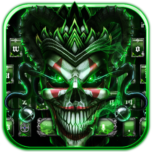 Joker Skull Keyboard Theme
