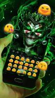 Thème du clavier Joker Crâne capture d'écran 3