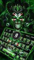 Thème du clavier Joker Crâne capture d'écran 1