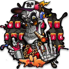 Hip Hop Skull Keyboard Theme APK download