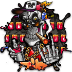 Hip Hop Skull Keyboard Theme icon