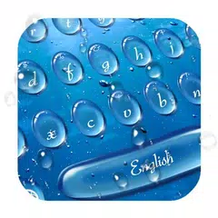 Water Drop Theme Keyboard APK download