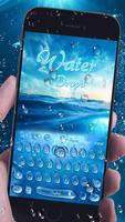 Water Drop Theme Keyboard 스크린샷 1