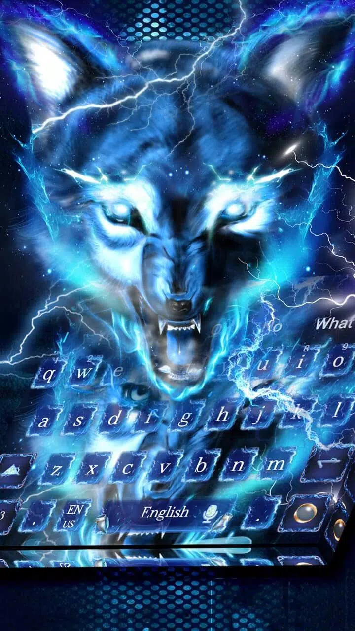 Blue fire Ice wolf keyboard APK per Android Download Blue fire Ice wolf keyboard APK per Android Download