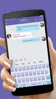 Keyboard Theme for Viber Messenger capture d'écran 2